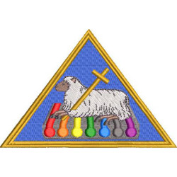 Diseño Para Bordado Masonería Agnus Dei 3