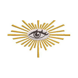 Diseño Para Bordado Masonería Olho Que Tudo Vê 2