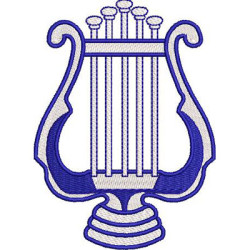 Diseño Para Bordado Masonería Organista