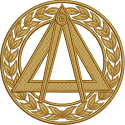 Diseño Para Bordado Masonería Joya Del Collar Provincial Del Arco Real