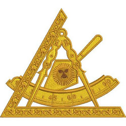 Diseño Para Bordado Masonería Ilustre Maestro Pasado