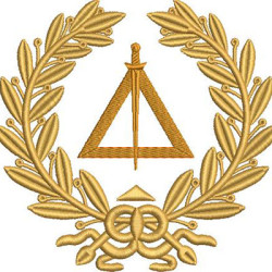 Diseño Para Bordado Masonería Sagrado Arco Real 1