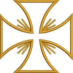 Diseño Para Bordado Masonería Solicitud De La Cruz Templaria