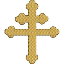 Diseño Para Bordado Masonería Cruz Patriarcal