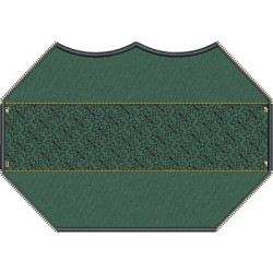 Diseño Para Bordado Mascarilla 3d Con Bordado Central 10