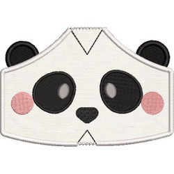 Matriz De Bordado 5 Máscaras De Proteção Do Pp Ao Gg Panda