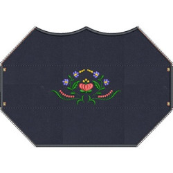 Embroidery Design 3d Embroidered Finish Mask Kalocsai 4
