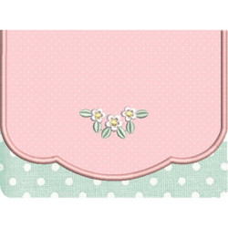 Diseño Para Bordado 3 Bolsas Soporte Máscara Floral 3