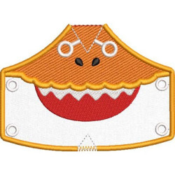 Embroidery Design 6 Masks Of Protection From Xs To Xxl Shark 4