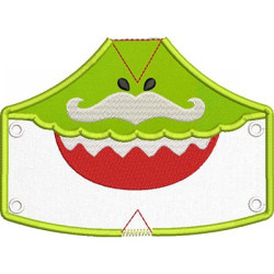 Embroidery Design 6 Masks Of Protection From Xs To Xxl Shark 5