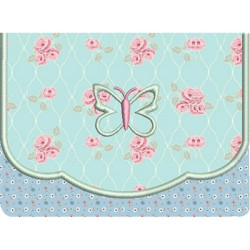 Embroidery Design 3 Bags Mask Holder Butterfly