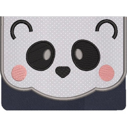 Diseño Para Bordado 1 Bolsa Panda