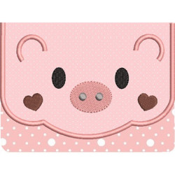 Embroidery Design 1 Bag Little Pig