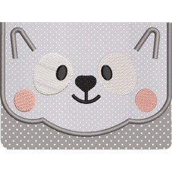 Embroidery Design 1 Bag Raccoon