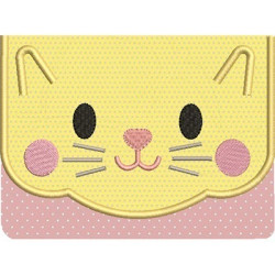 Embroidery Design 1 Bag Kitten