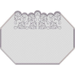 Matriz De Bordado Máscara 3d Floral 16