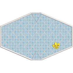Embroidery Design 2 Masks Adult Size 3