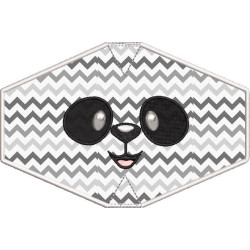 MASCARILLA INFANTIL PANDA