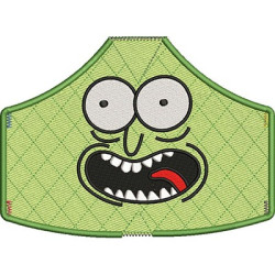 Embroidery Design Mask Adult Size L Anatomic Pickles