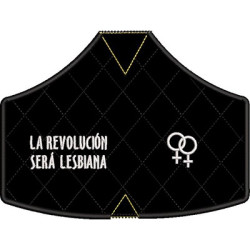 Diseño Para Bordado Mascarilla  Adulto L Anatomica Revolución Lesbiana