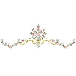 Embroidery Design Floral De 20 Cm