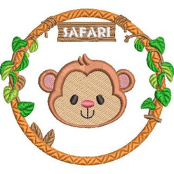 MONKEY ON SAFARI FRAME