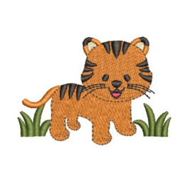 Diseño Para Bordado Tigre 2