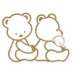 Embroidery Design Bears And Duckling 4
