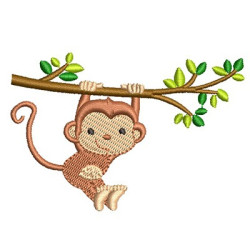 Embroidery Design Monkey 3