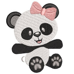 Matriz De Bordado Panda 6