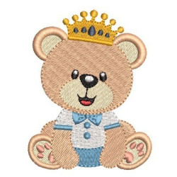 Embroidery Design Prince Bear 4