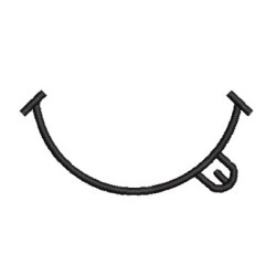 Diseño Para Bordado Sonrisa Con Lengua 2