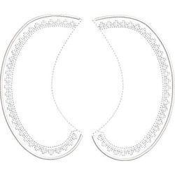 Diseño Para Bordado Collar Bebé 14 Talla S
