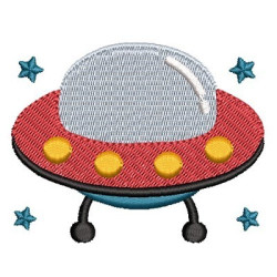 Embroidery Design Spacecraft 3