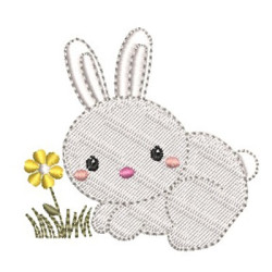 Embroidery Design Baby Bunny