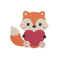 BABY FOX WITH HEART 2