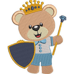 Embroidery Design Prince Bear 6