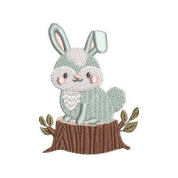 Embroidery Design Baby Little Bunny