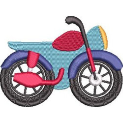 Diseño Para Bordado Moto Cute 1