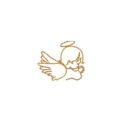 Embroidery Design Contoured Angel 3