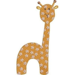 Matriz De Bordado Girafa Customizada