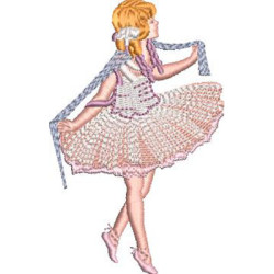 Embroidery Design Beautiful Ballerina