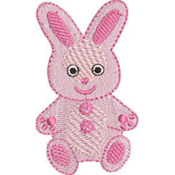 Embroidery Design Plush Rabbit