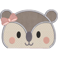 Embroidery Design Koala Applied 2