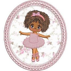 Embroidery Design Ballerina In The Frame 8