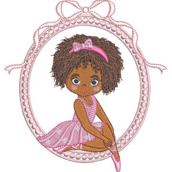 Embroidery Design Ballerina In The Frame 10