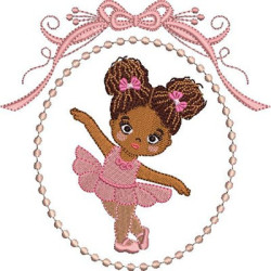 Embroidery Design Ballerina In The Frame 11
