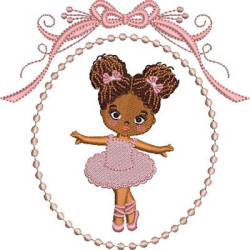 Embroidery Design Ballerina In The Frame 12