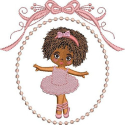 Embroidery Design Ballerina In The Frame 13