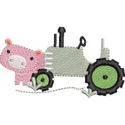 TRACTOR AND PIG